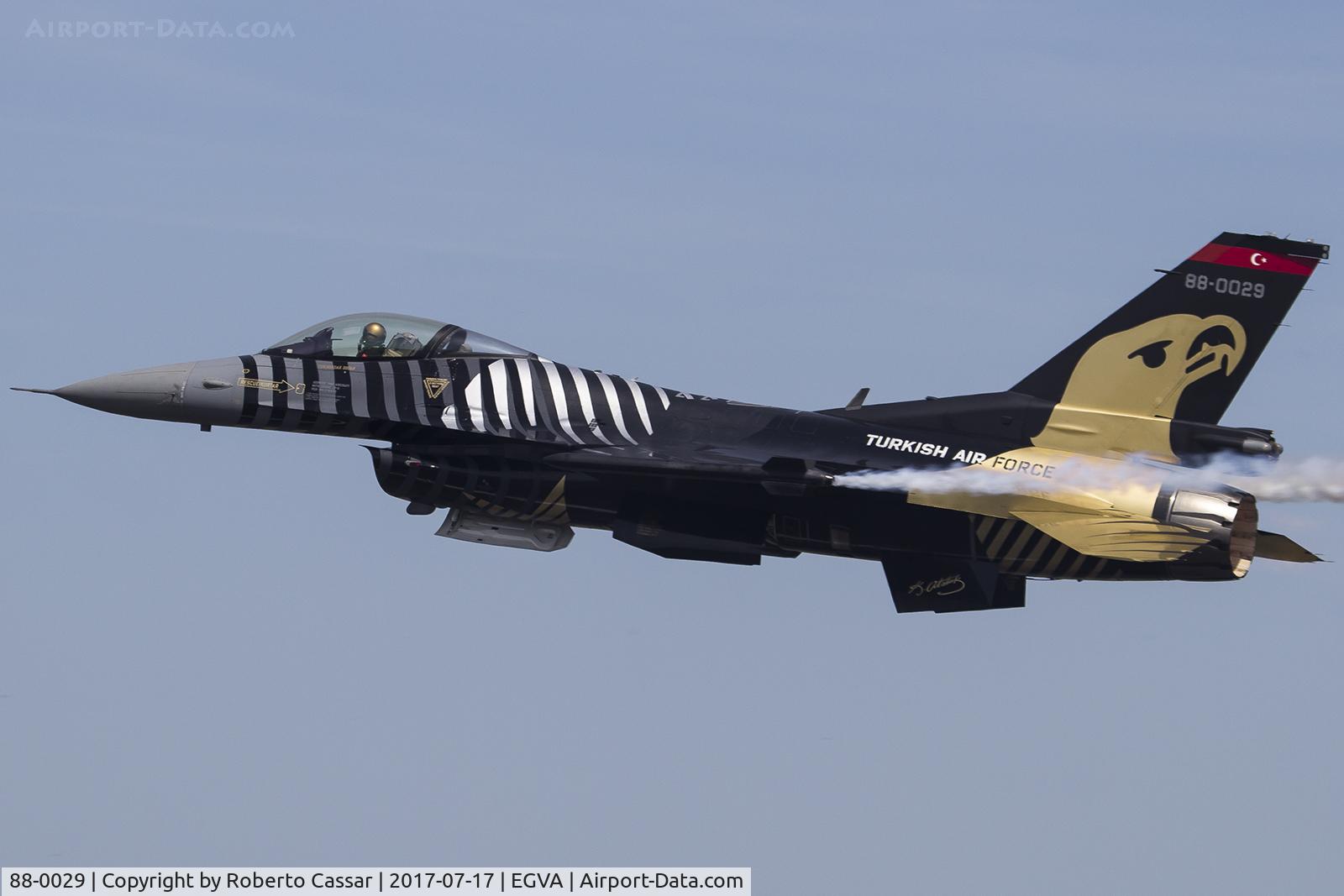 88-0029, TAI (Turkish Aerospace Industries) F-16C Fighting Falcon C/N 4R-31, RIAT 2017