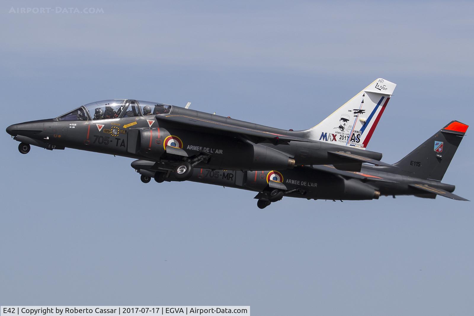 E42, Dassault-Dornier Alpha Jet E C/N E42, RIAT 2017