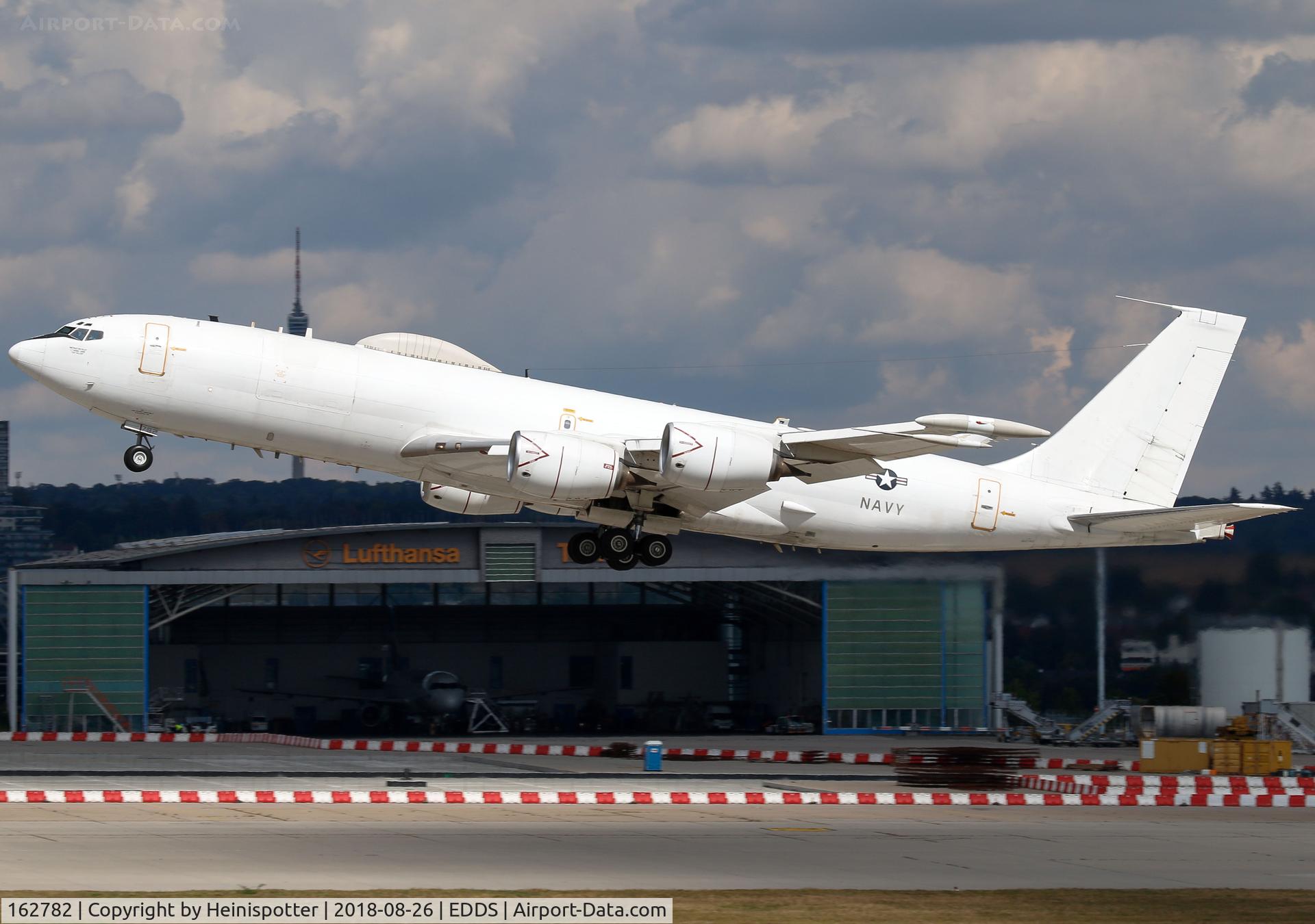 162782, 1989 Boeing E-6B Mercury C/N 23430, 162782 (BETTY54) take off to KTIK (Tinker Air Force Base).