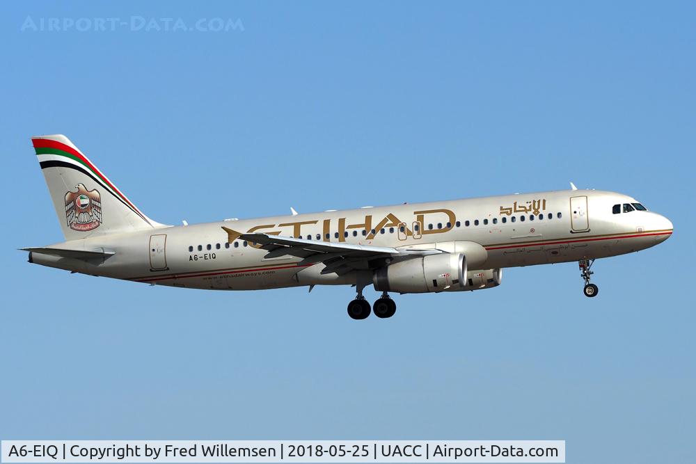 A6-EIQ, 2012 Airbus A320-232 C/N 5348, Etihad