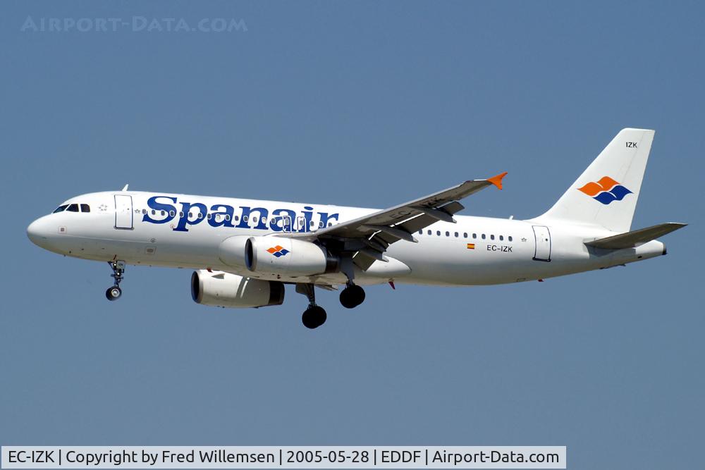 EC-IZK, 2004 Airbus A320-232 C/N 2223, SPANAIR