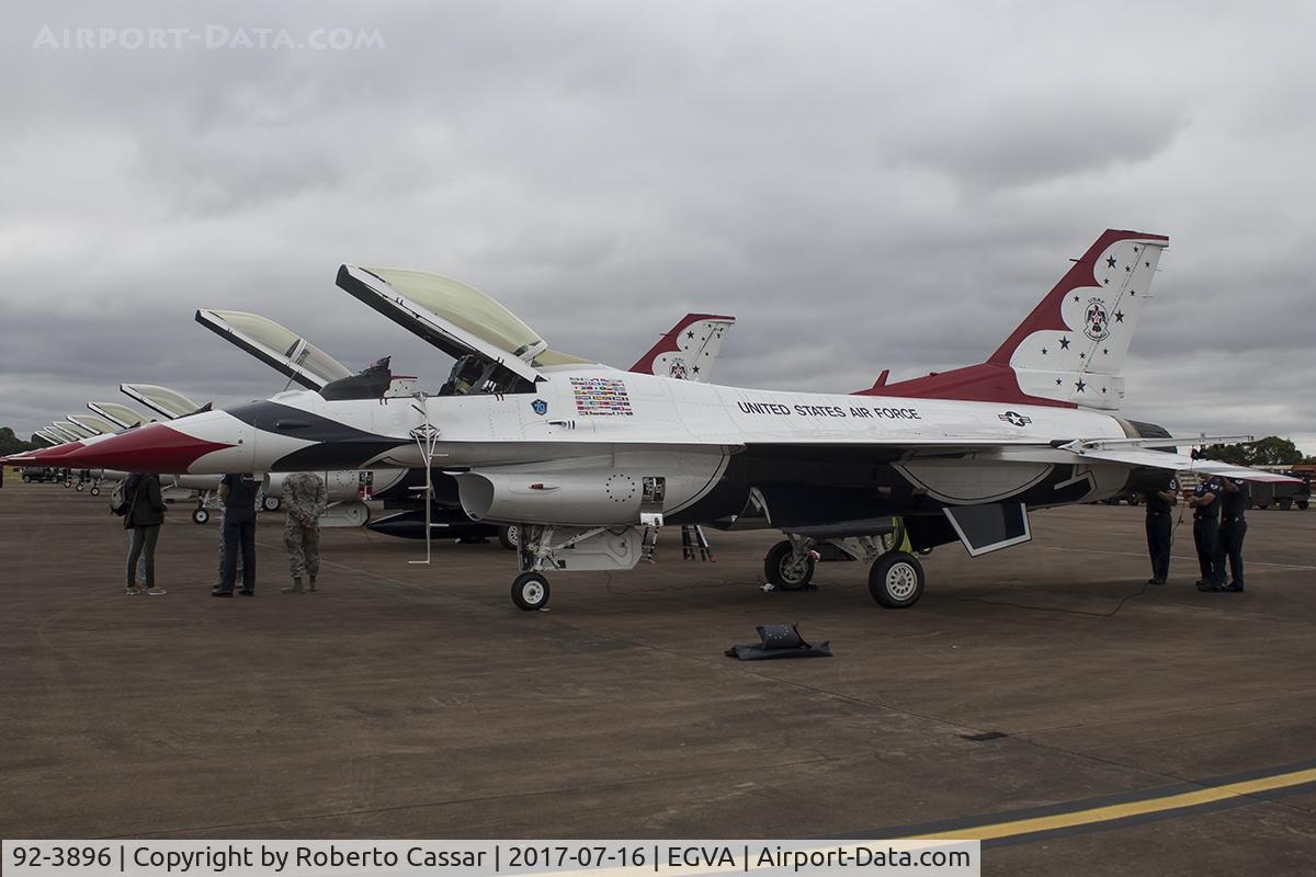 92-3896, General Dynamics F-16CJ Fighting Falcon C/N CC-138, RIAT 2017
