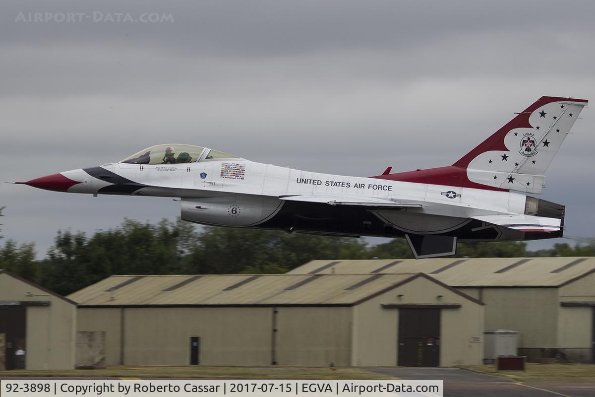 92-3898, General Dynamics F-16CJ Fighting Falcon C/N CC-140, RIAT 2017