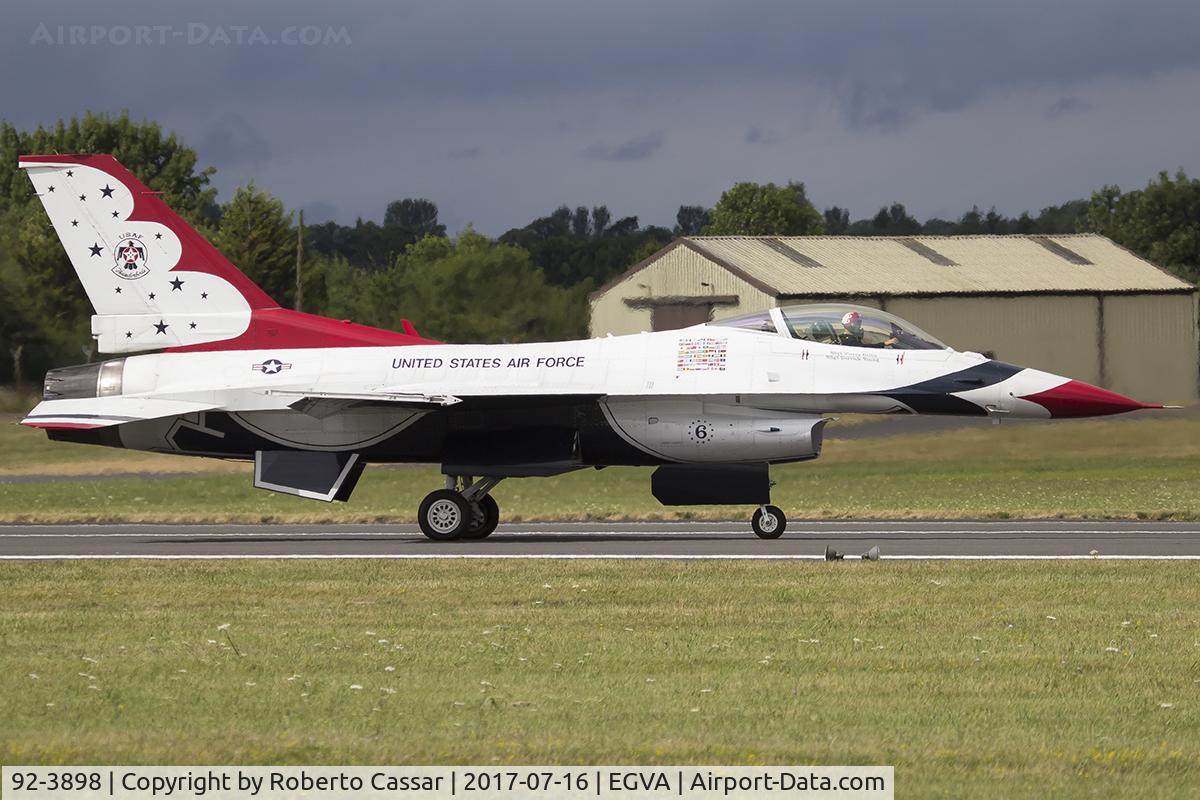 92-3898, General Dynamics F-16CJ Fighting Falcon C/N CC-140, RIAT 2017