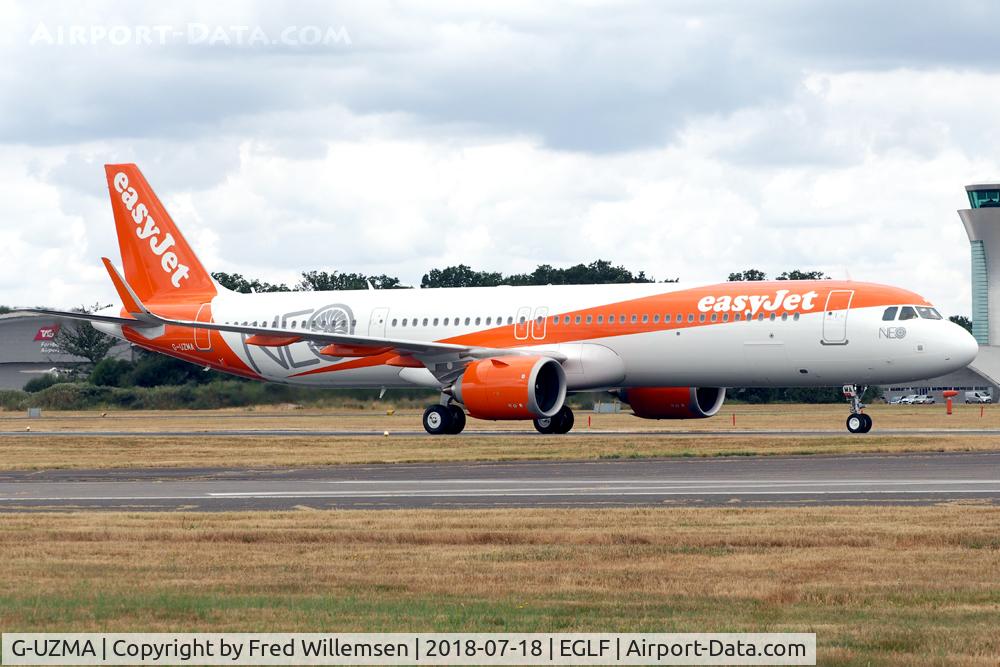 G-UZMA, 2018 Airbus A321-251NX C/N 8314, EASYJET
