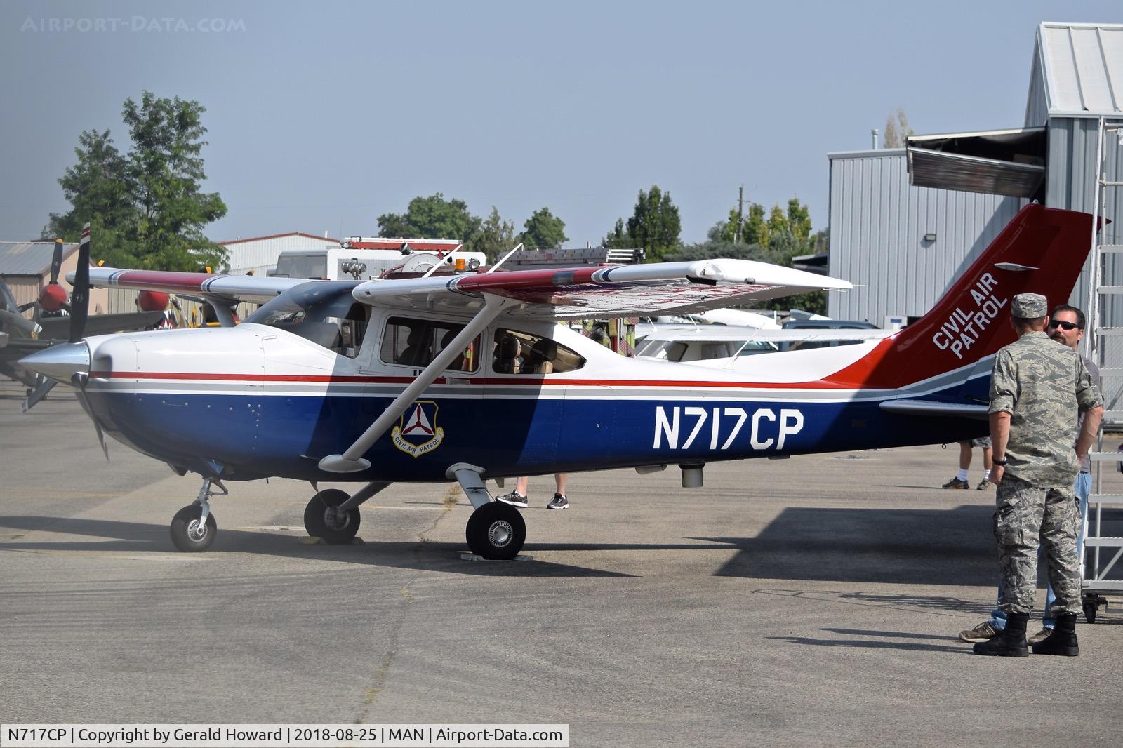 N717CP, Cessna 182T Skylane C/N 18282250, Parked on the ramp.
