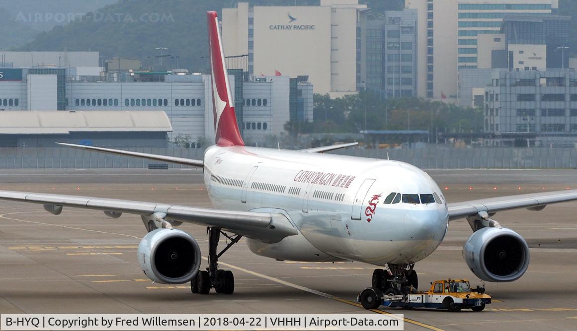 B-HYQ, 2004 Airbus A330-343X C/N 581, CATHAY DRAGON