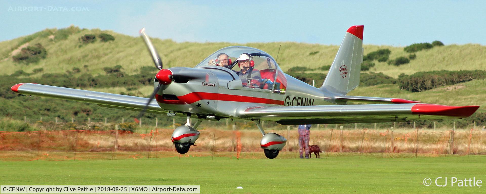 G-CENW, 2007 Aerotechnik EV-97 Eurostar C/N PFA 315-14612, Present at the Montrose Air Station Heritage Centre light aircraft fly-in held on 25th August 2018.