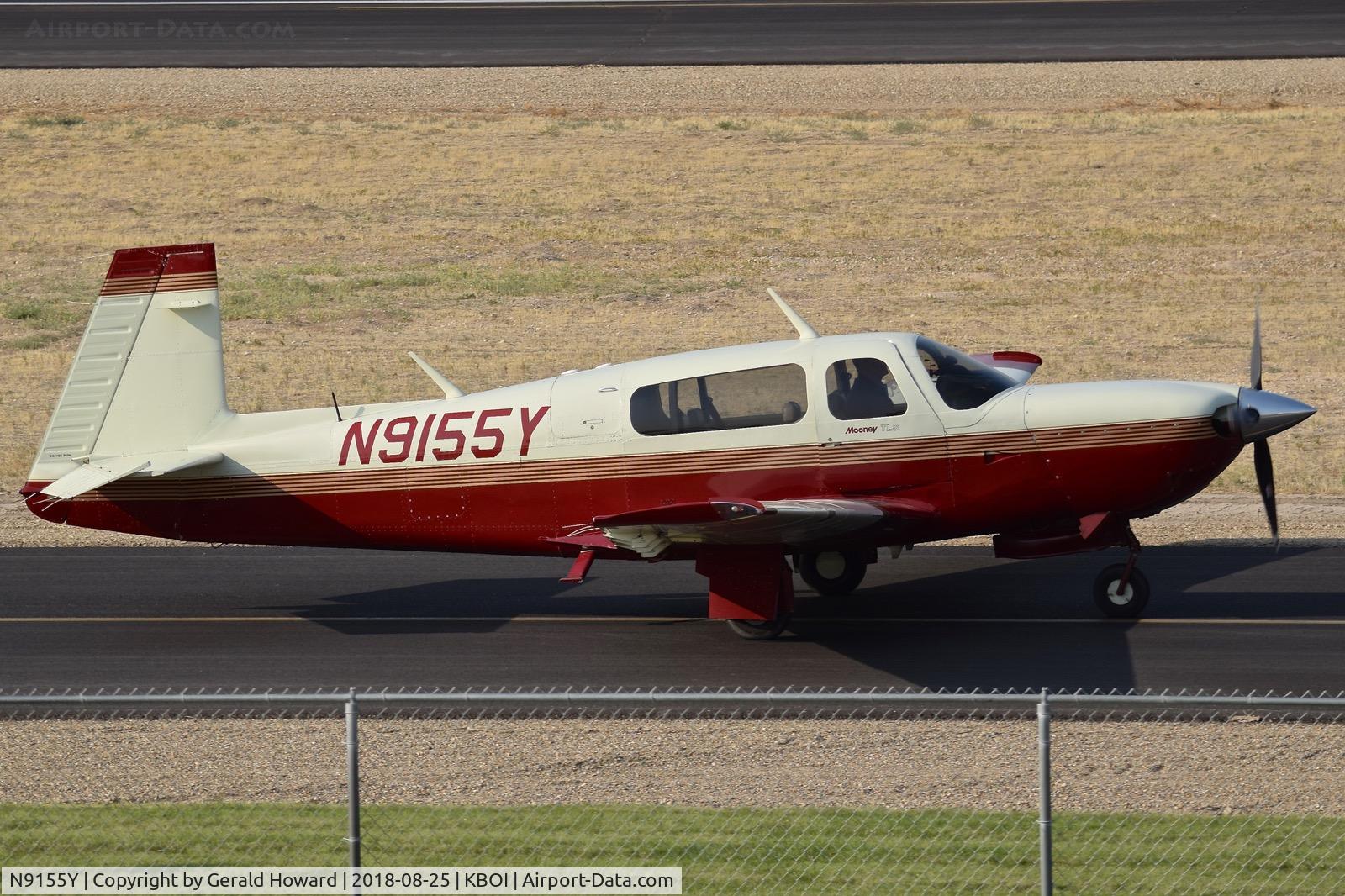 N9155Y, 1992 Mooney M20M Bravo C/N 27-0136, Taxiing on Alpha.