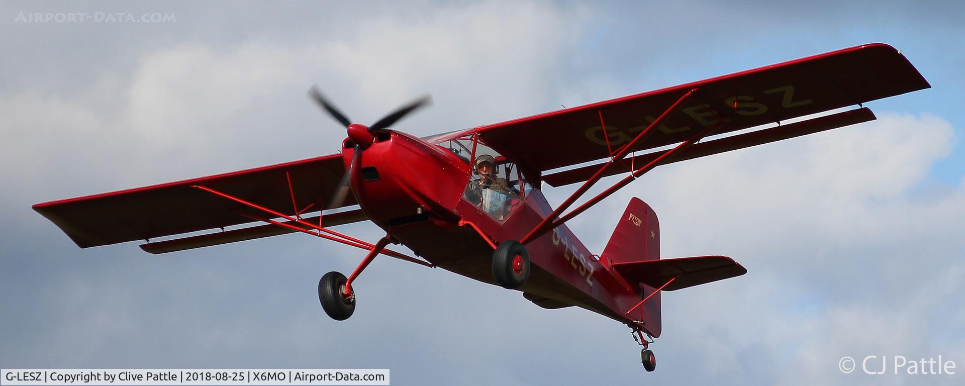 G-LESZ, 2003 Skystar Kitfox Series 5 C/N PFA 172C-12822, Present at the Montrose Air Station Heritage Centre light aircraft fly-in held on 25th August 2018.
