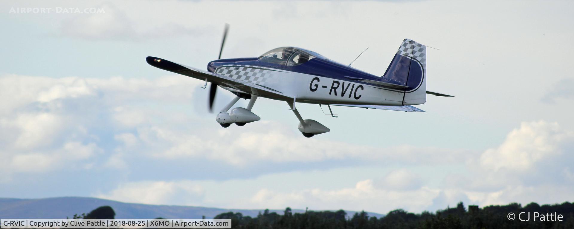G-RVIC, 2004 Vans RV-6A C/N PFA 181-13319, Present at the Montrose Air Station Heritage Centre light aircraft fly-in held on 25th August 2018.
