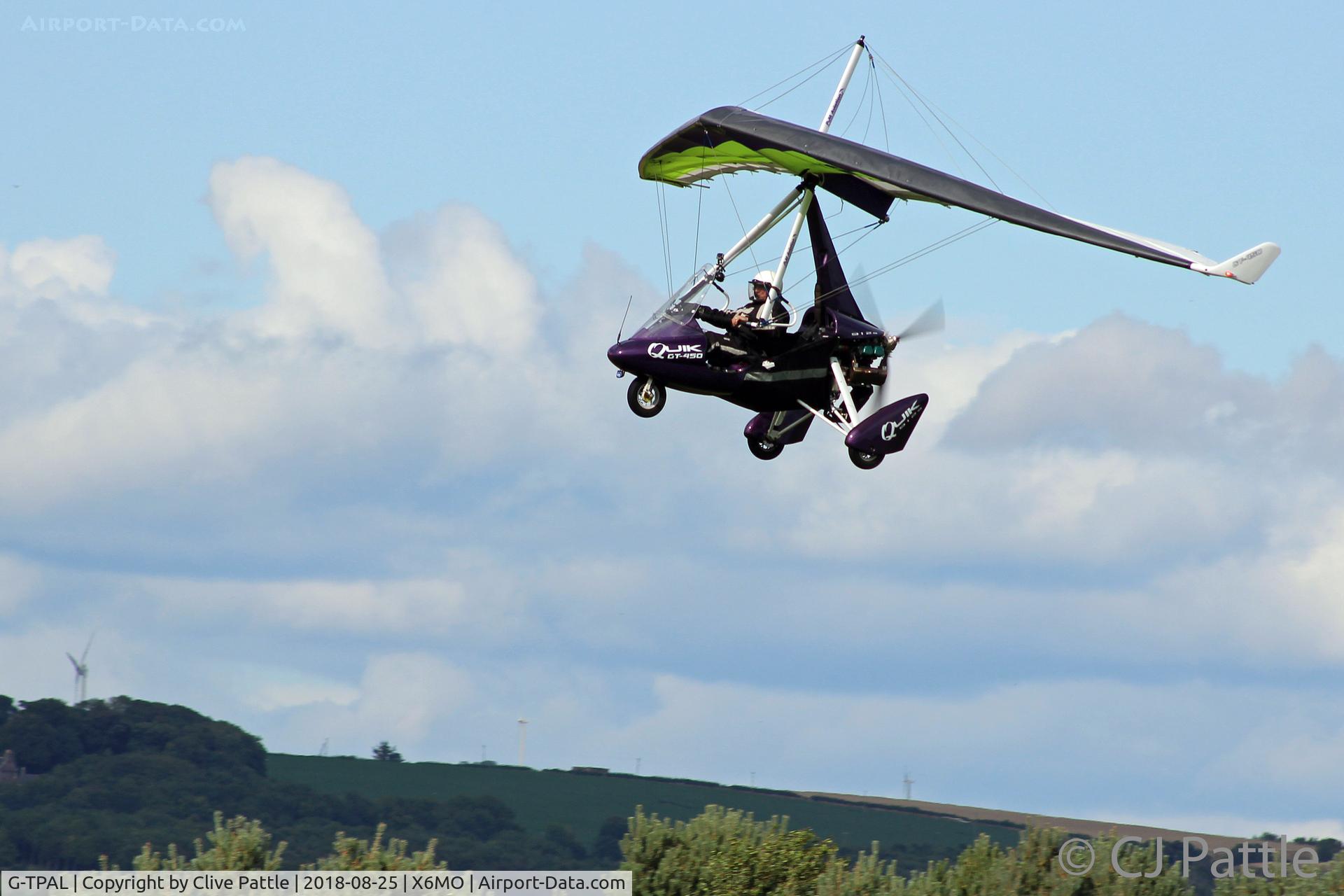 G-TPAL, P&M Aviation Quik GT450 C/N 8363, In action at the Montrose Air Station Heritage Centre light aircraft fly-in held on 25th August 2018.