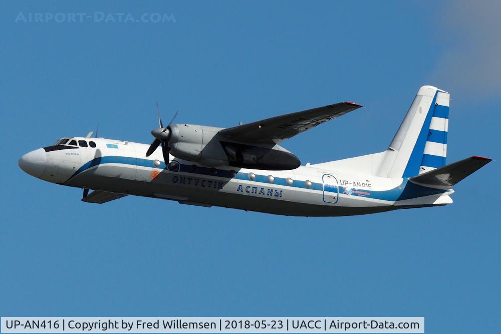 UP-AN416, Antonov AN-24 C/N 0000, southern sky