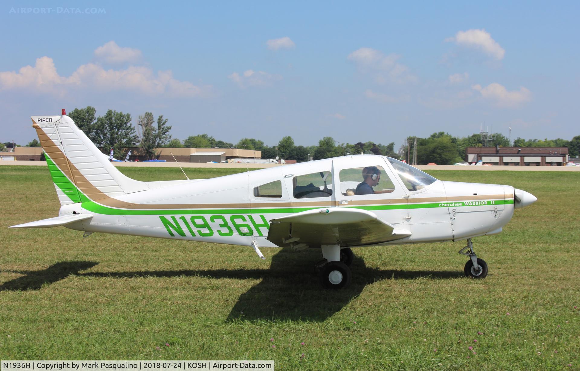 N1936H, 1977 Piper PA-28-161 C/N 28-7716066, Piper PA-28-161