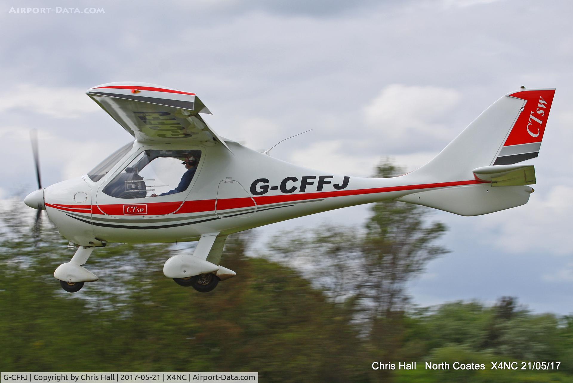 G-CFFJ, 2008 Flight Design CTSW C/N 8391, North Coates Summer fly in