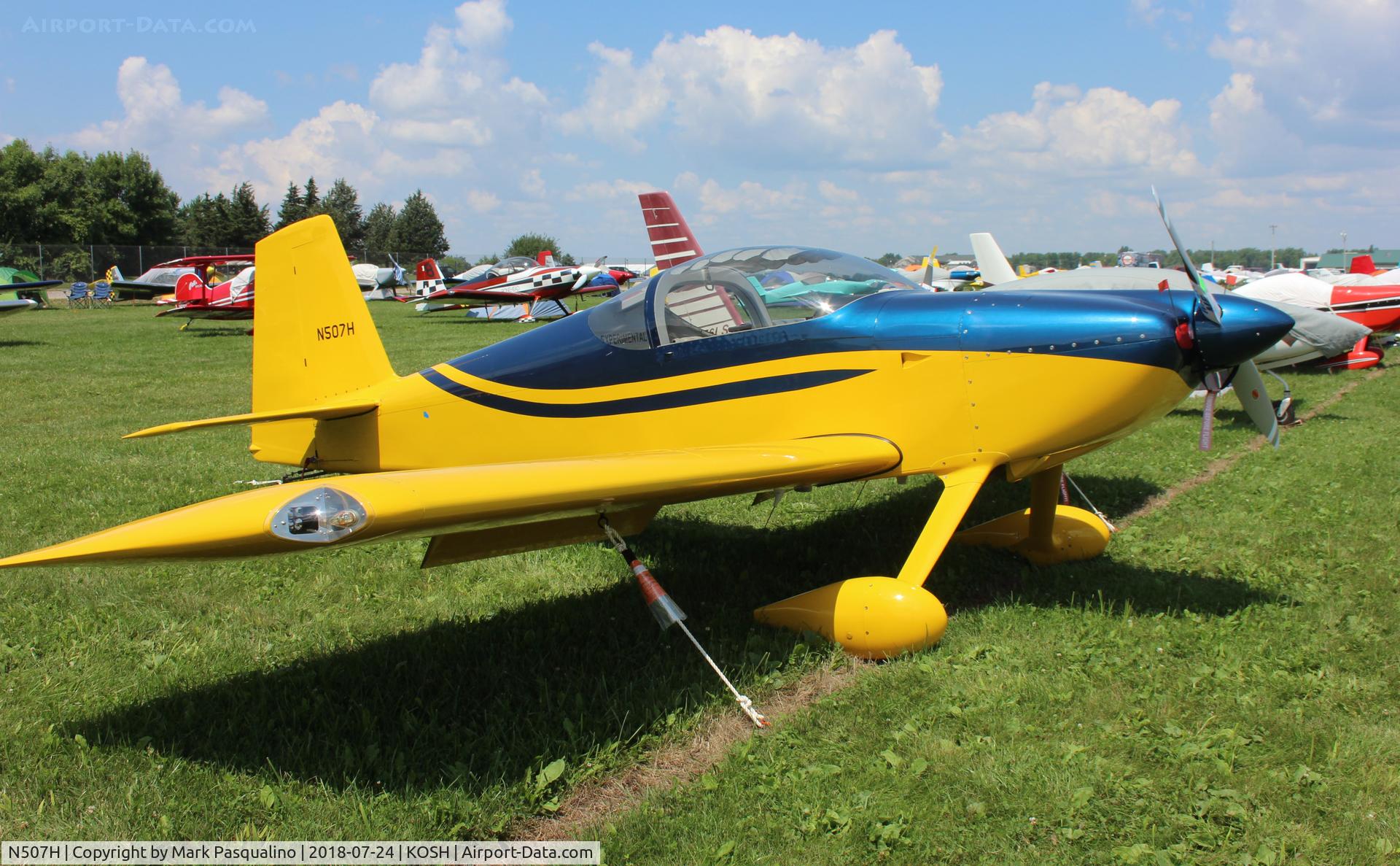 N507H, 2013 Vans RV-7 C/N 72525, Vans RV-7