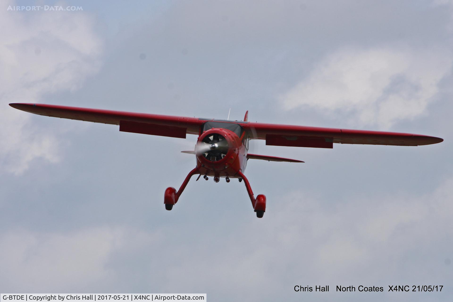 G-BTDE, 1940 Cessna C-165 Airmaster C/N 551, North Coates Summer fly in