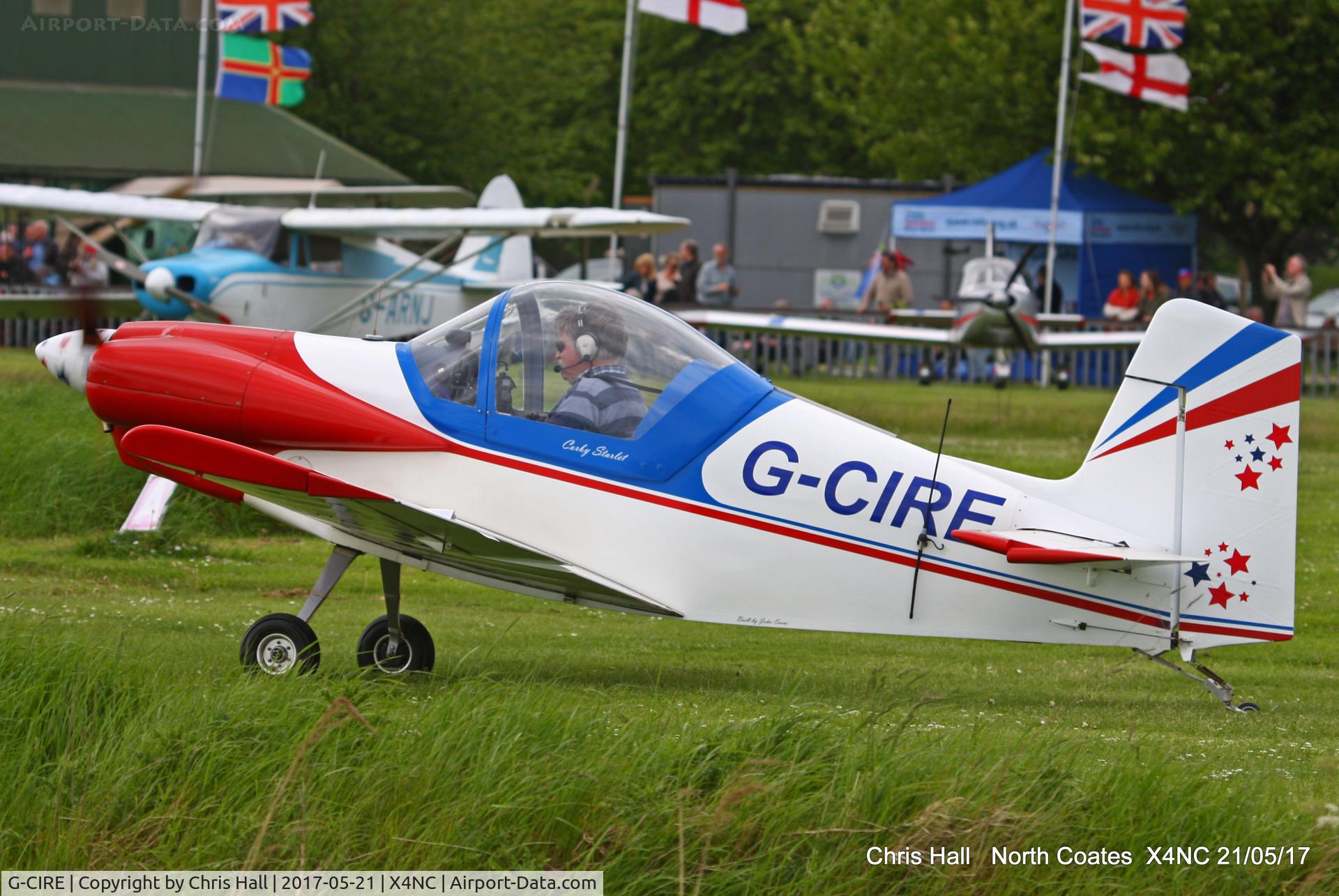 G-CIRE, 2015 Corby CJ-1 Starlet C/N LAA 134-14806, North Coates Summer fly in