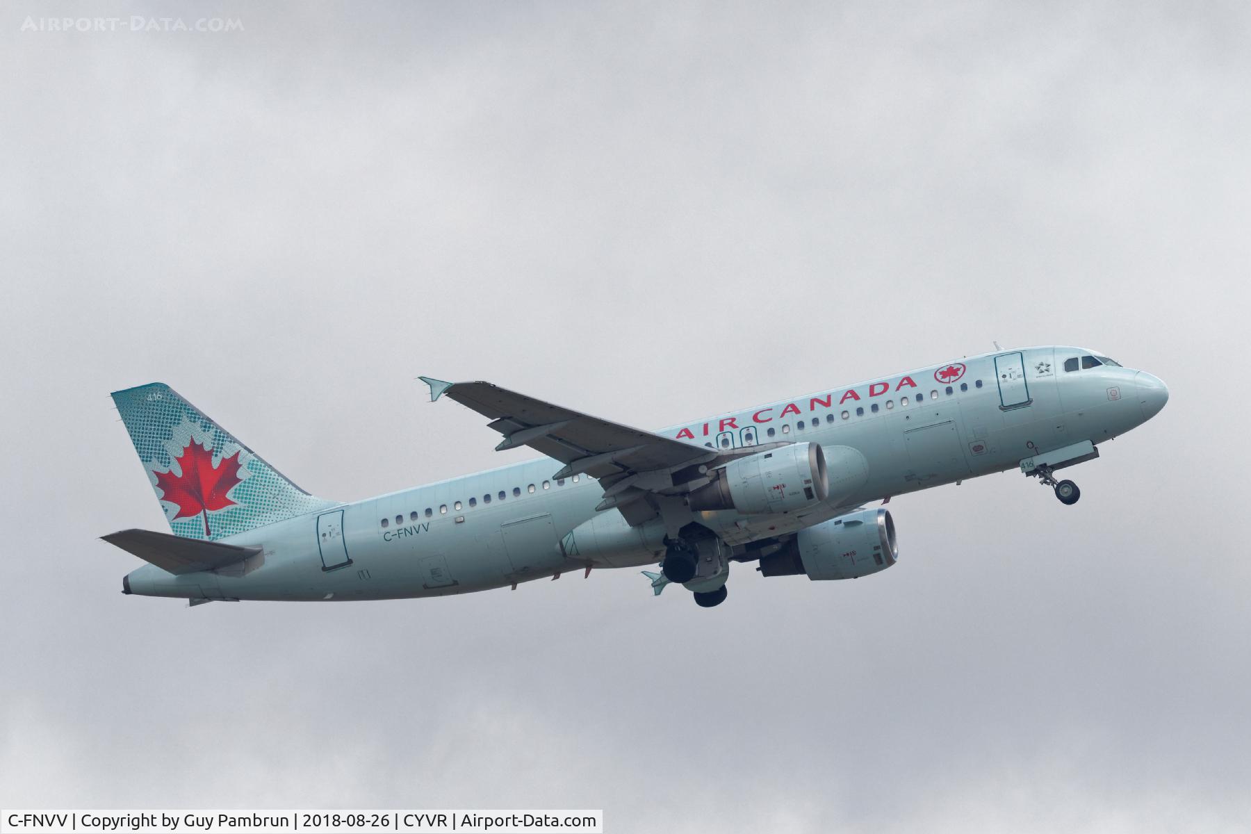 C-FNVV, 1993 Airbus A320-211 C/N 404, Departing
