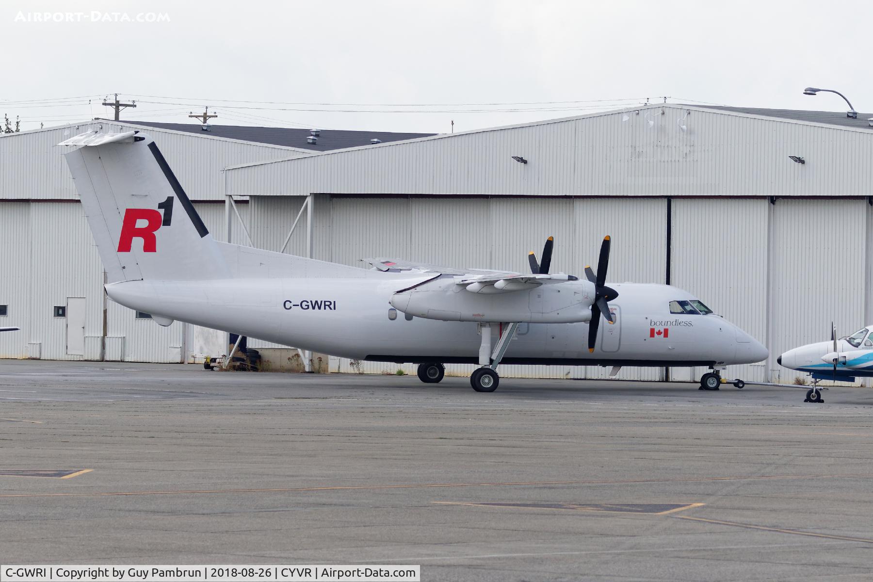C-GWRI, 1988 De Havilland Canada DHC-8-103 Dash 8 C/N 98, Parked