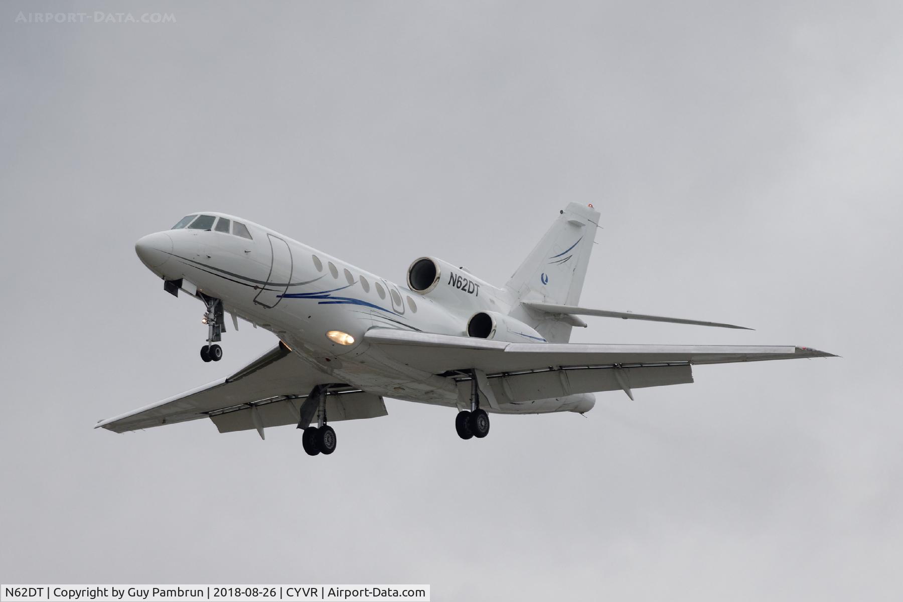 N62DT, 1990 Dassault Falcon 50 C/N 200, Landing