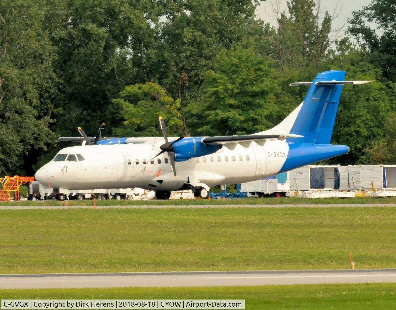 C-GVGX, 1991 ATR 42-320 C/N 264, Parked in front of First Air hangars.