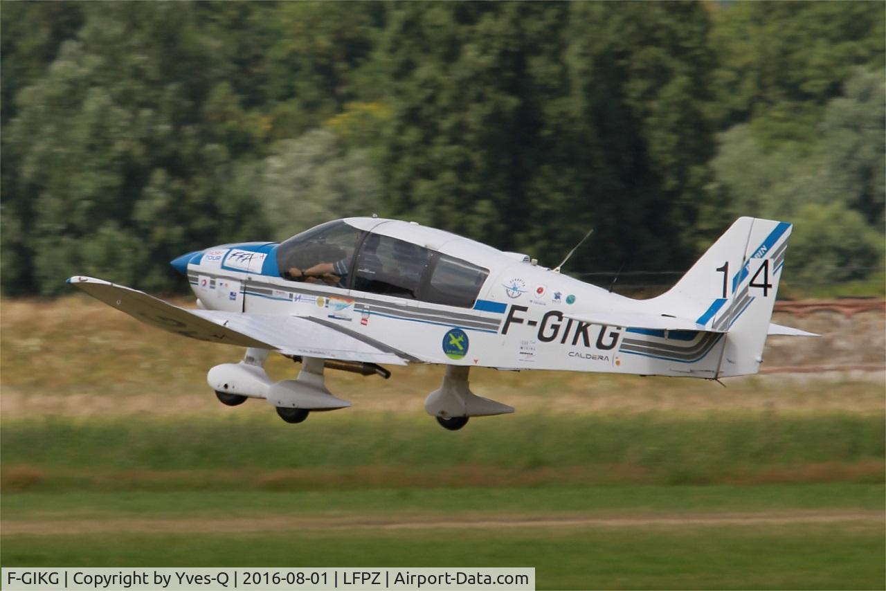 F-GIKG, Robin DR-400-140B Major C/N 1930, Robin DR-400-140B Major, Take off rwy 29L, Saint-Cyr-l'École Airfield (LFPZ-XZB)