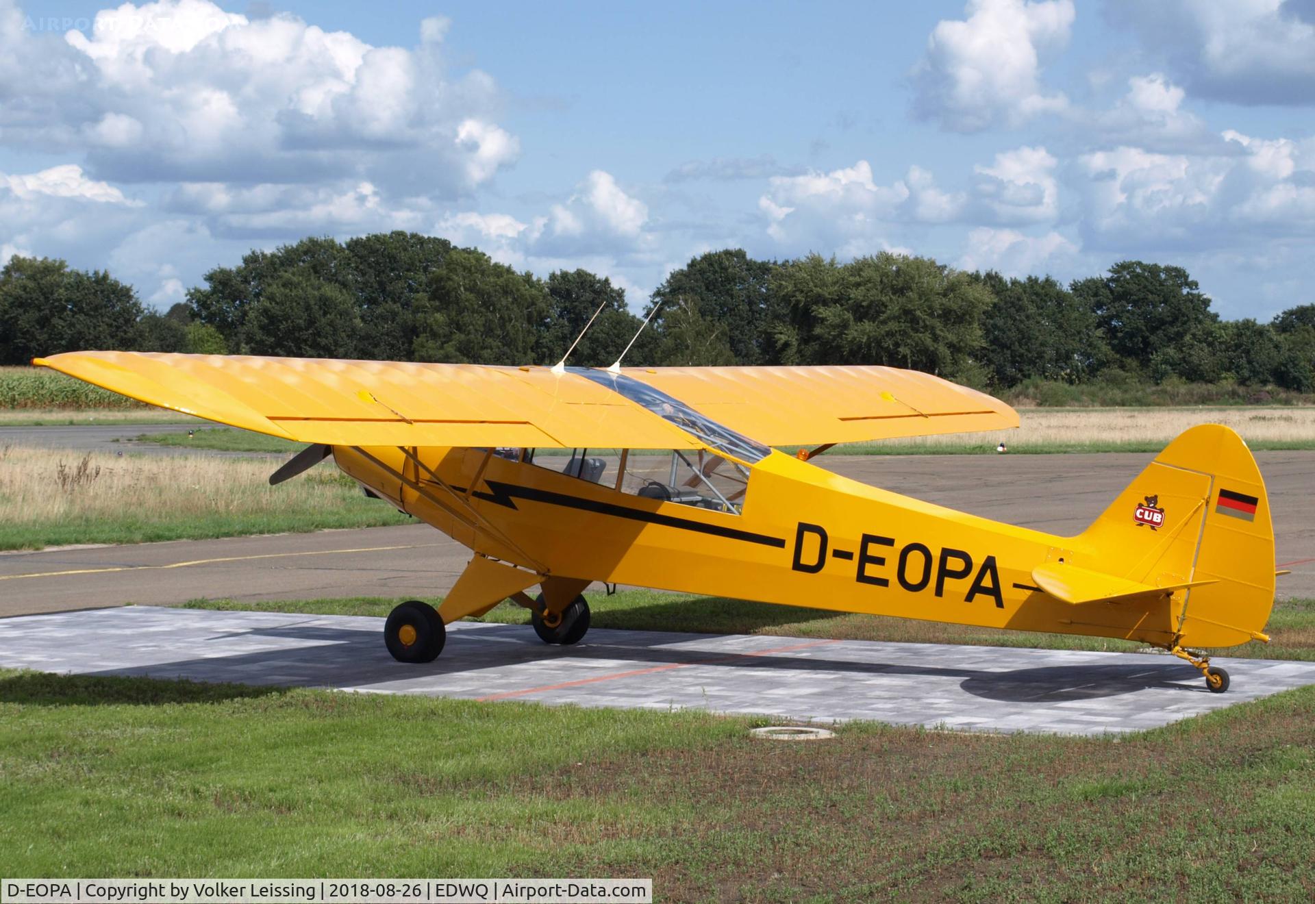 D-EOPA, 1951 Piper L-18C Super Cub (PA-18-95) C/N 18-1523, parking