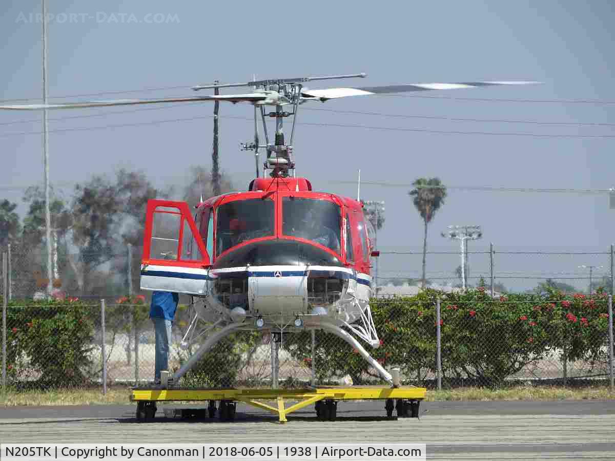 N205TK, 1973 Bell 205A-1 C/N 30131, Getting ready