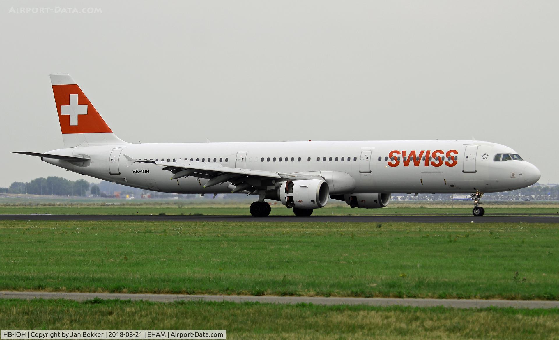 HB-IOH, 1997 Airbus A321-111 C/N 664, Schiphol Amsterdam