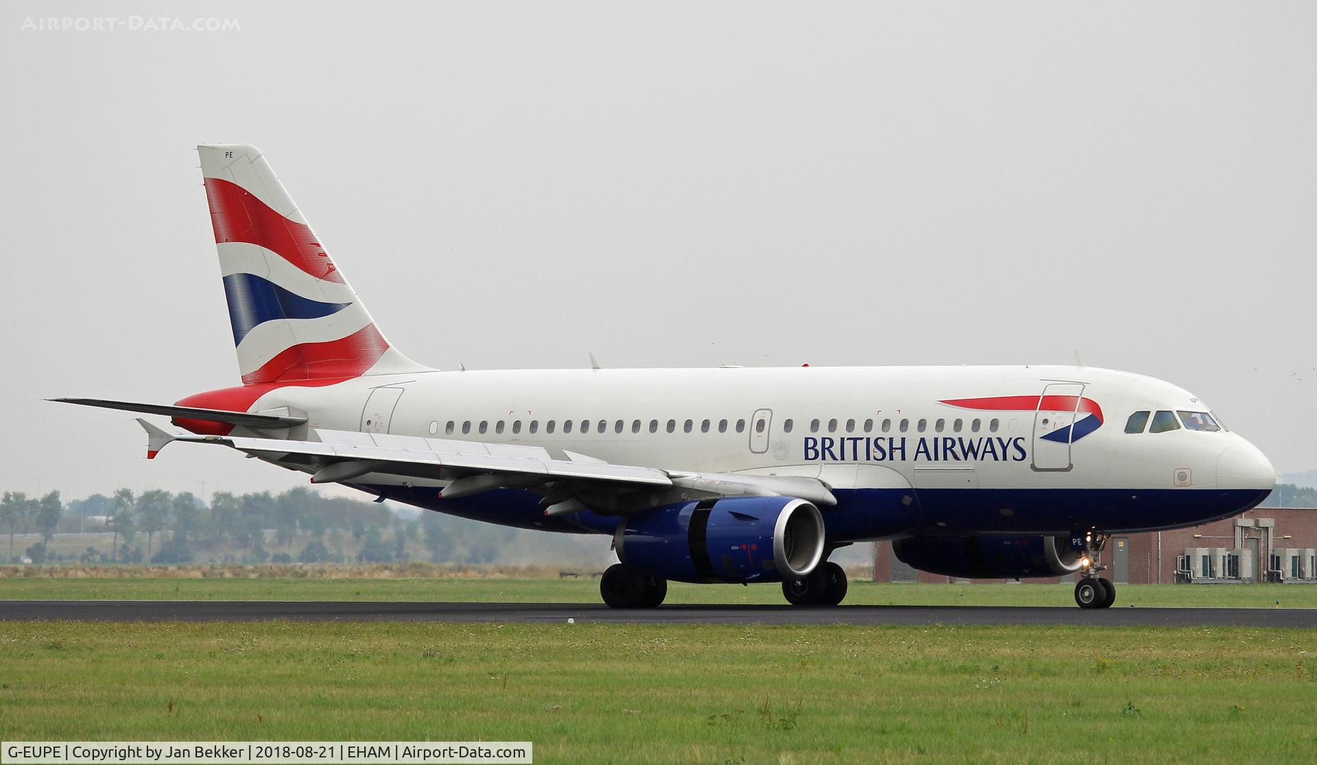 G-EUPE, 2000 Airbus A319-131 C/N 1193, Schiphol Amsterdam