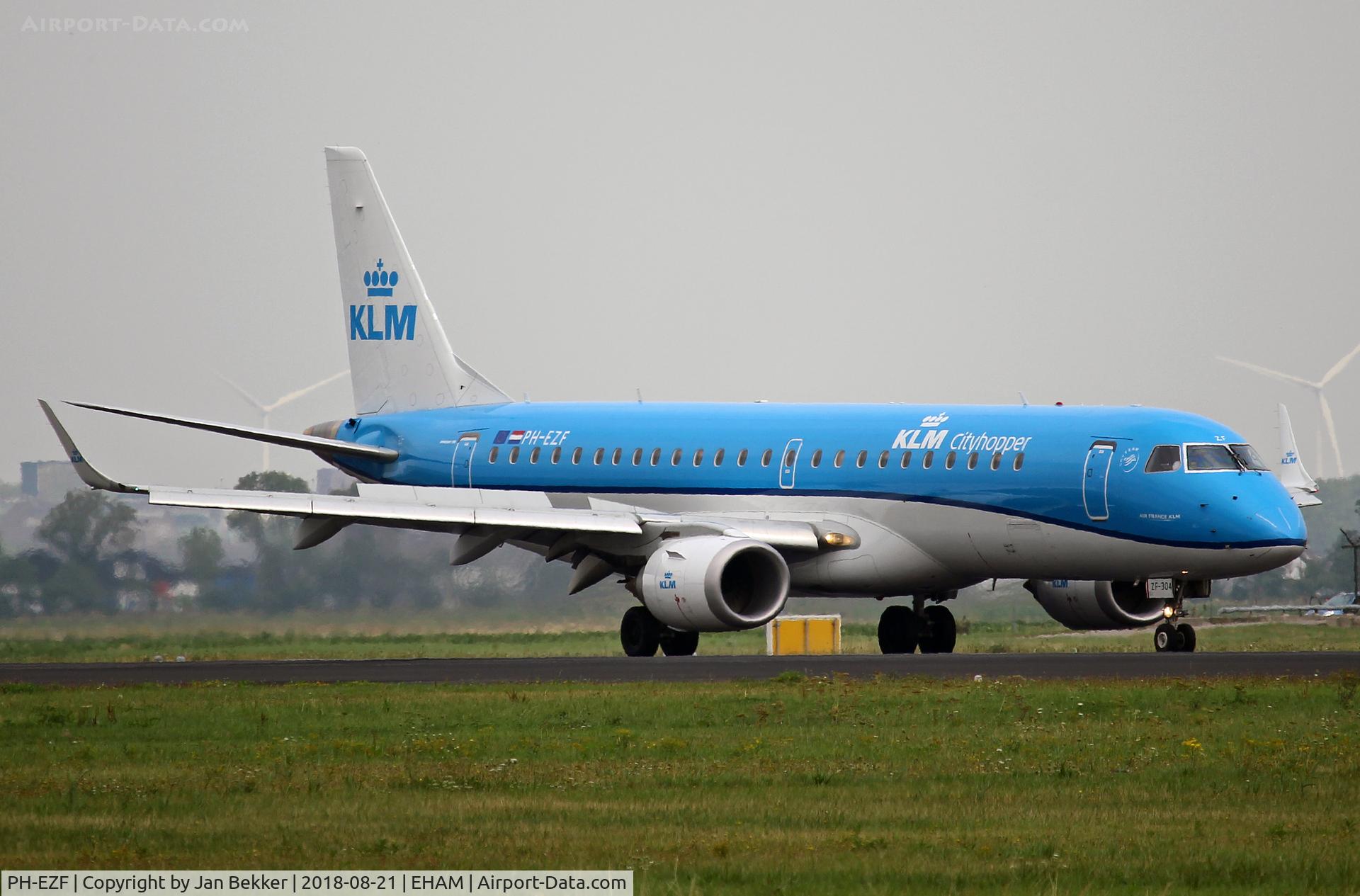 PH-EZF, 2009 Embraer 190LR (ERJ-190-100LR) C/N 19000304, Schiphol Amsterdam