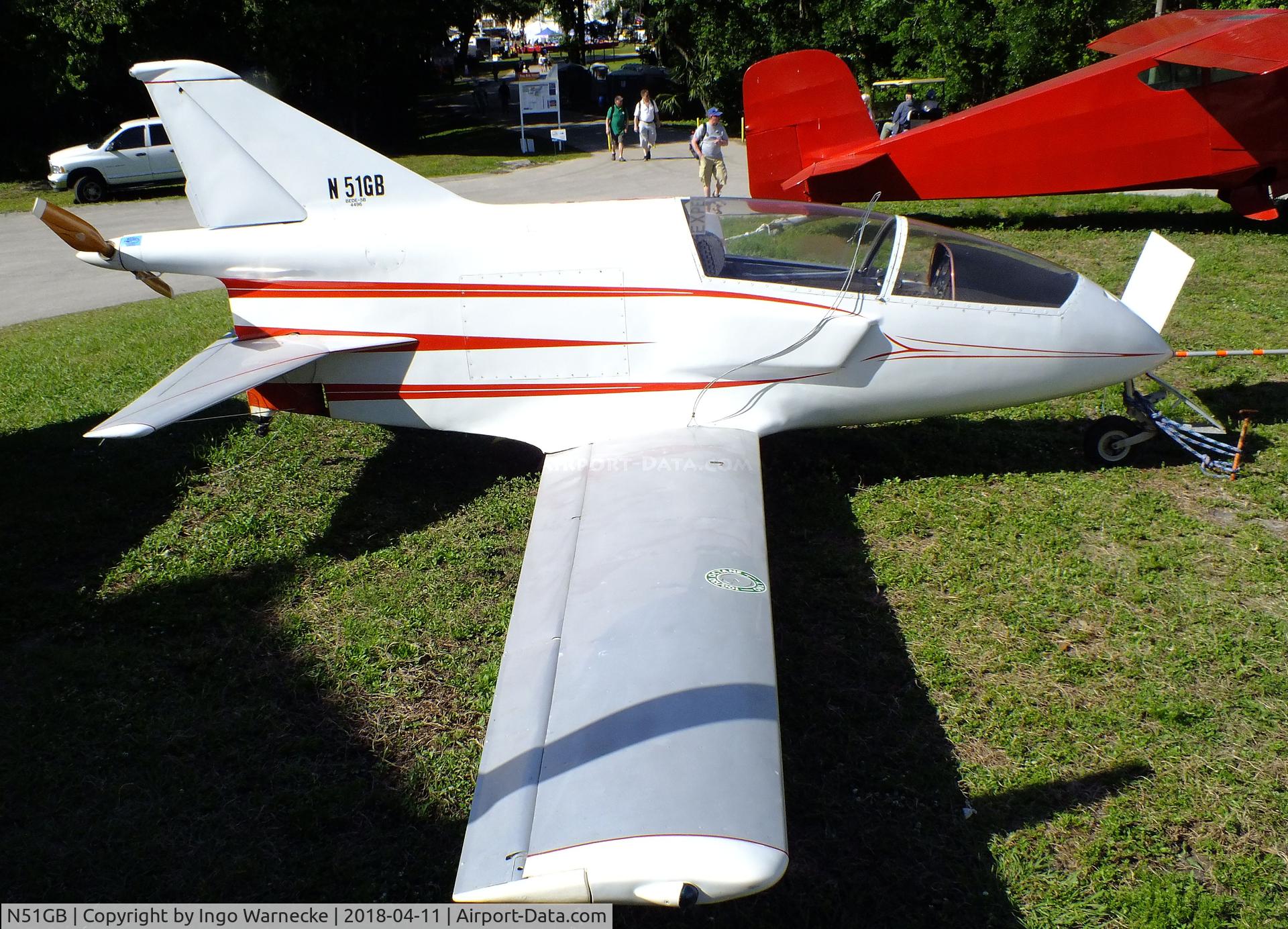 N51GB, Bede BD-5B C/N 4496, Bede BD-5B outside the Florida Air Museum (ex ISAM) during 2018 Sun 'n Fun, Lakeland FL