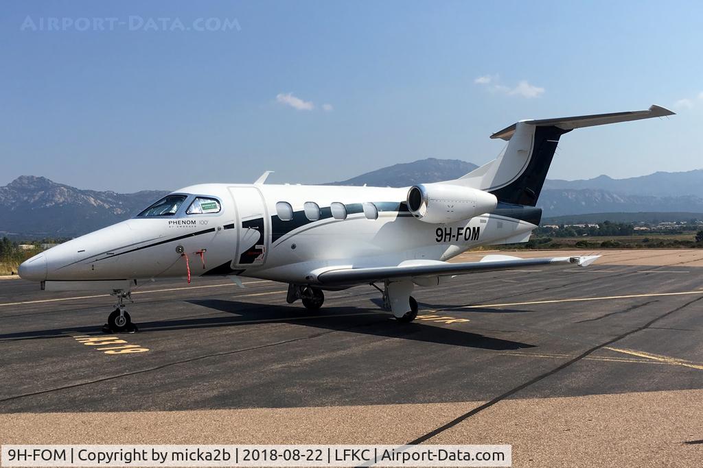 9H-FOM, 2009 Embraer EMB-500 Phenom 100 C/N 50000092, Parked