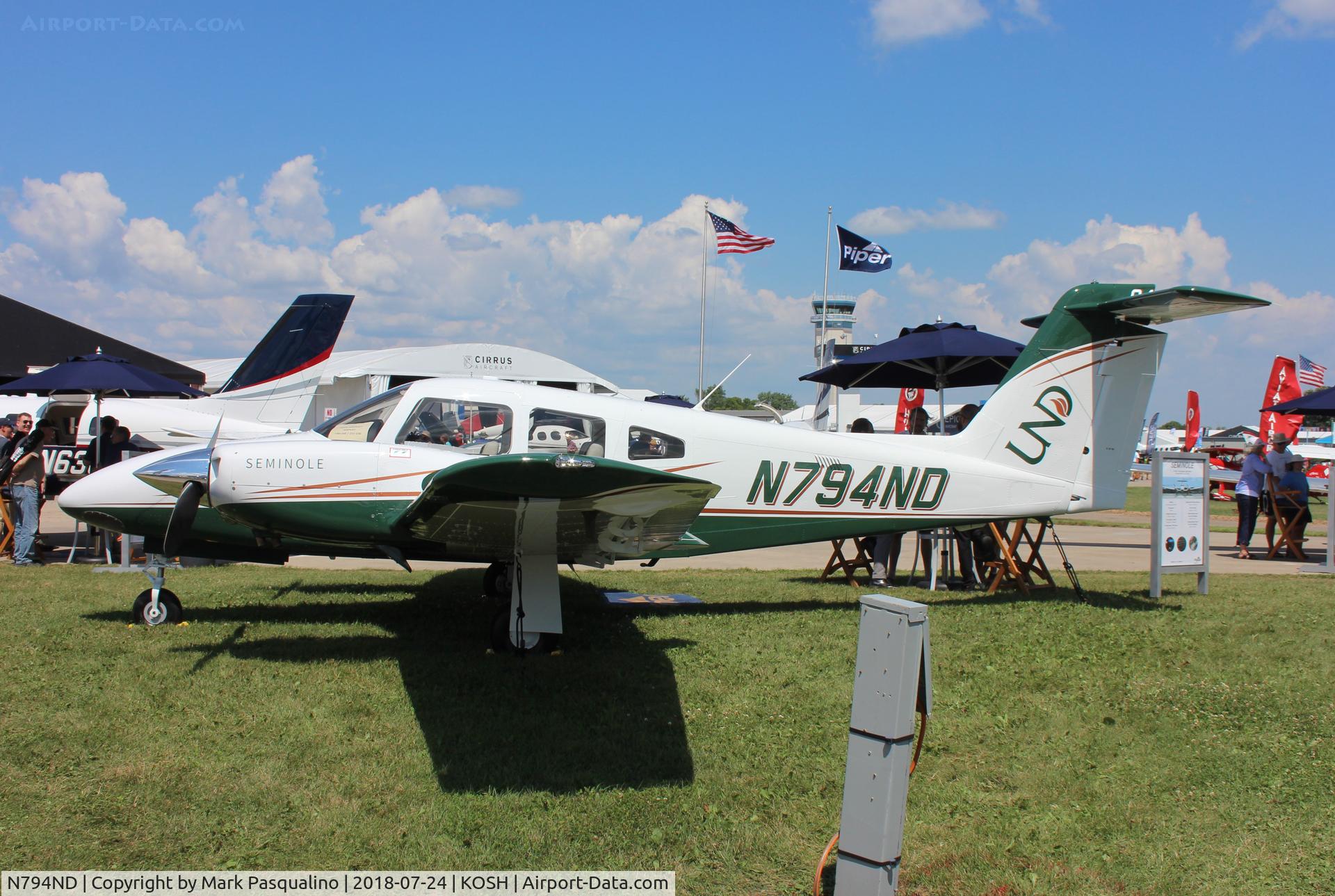 N794ND, 2018 Piper PA-44-180 Seminole C/N 4496434, Piper PA-44-180