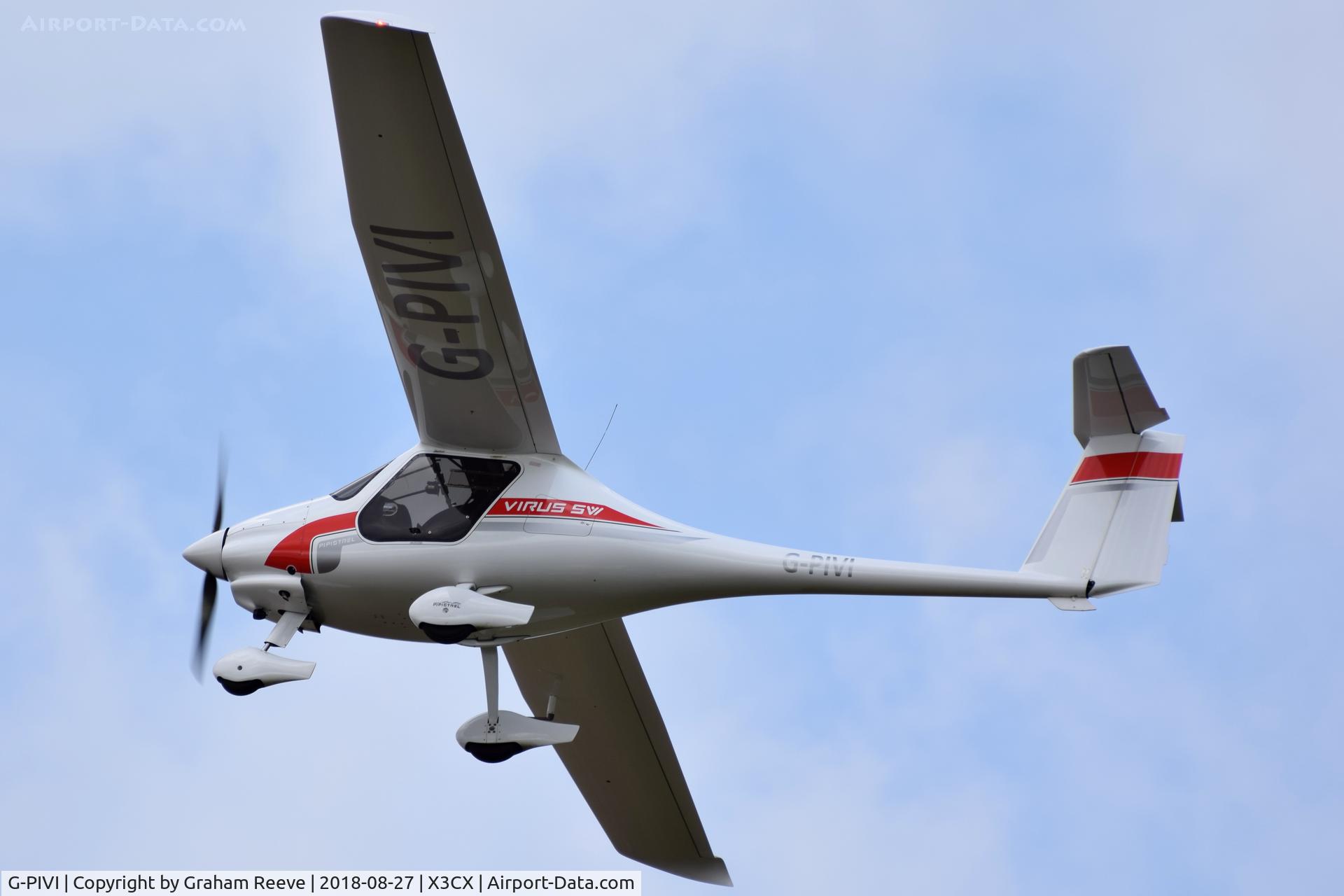 G-PIVI, 2016 Pipistrel Virus SW 127 C/N BMAA/HB/684, Departing from Northrepps.