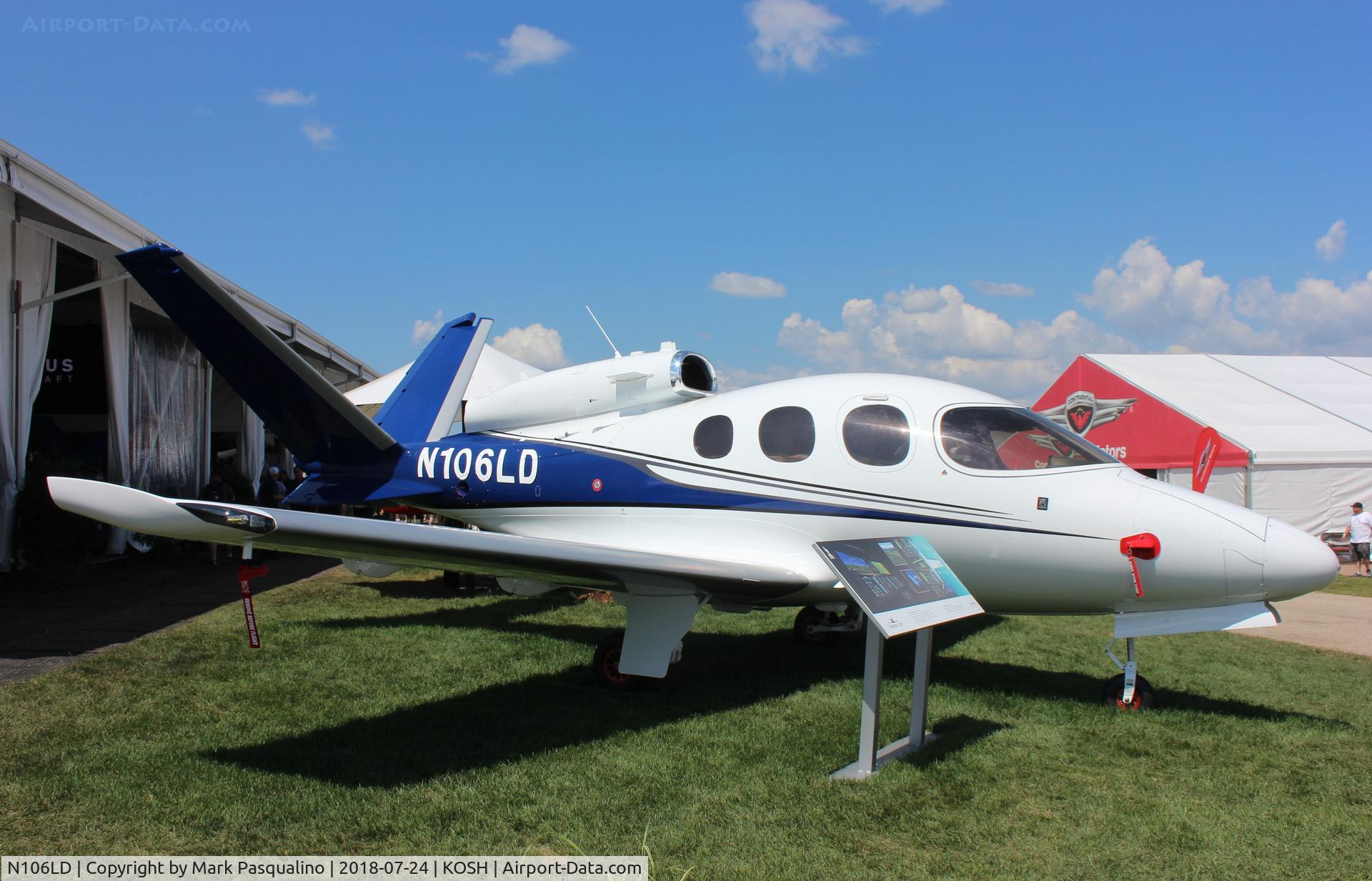 N106LD, 2018 Cirrus SF50 Vision C/N 0057, Cirrus SF50
