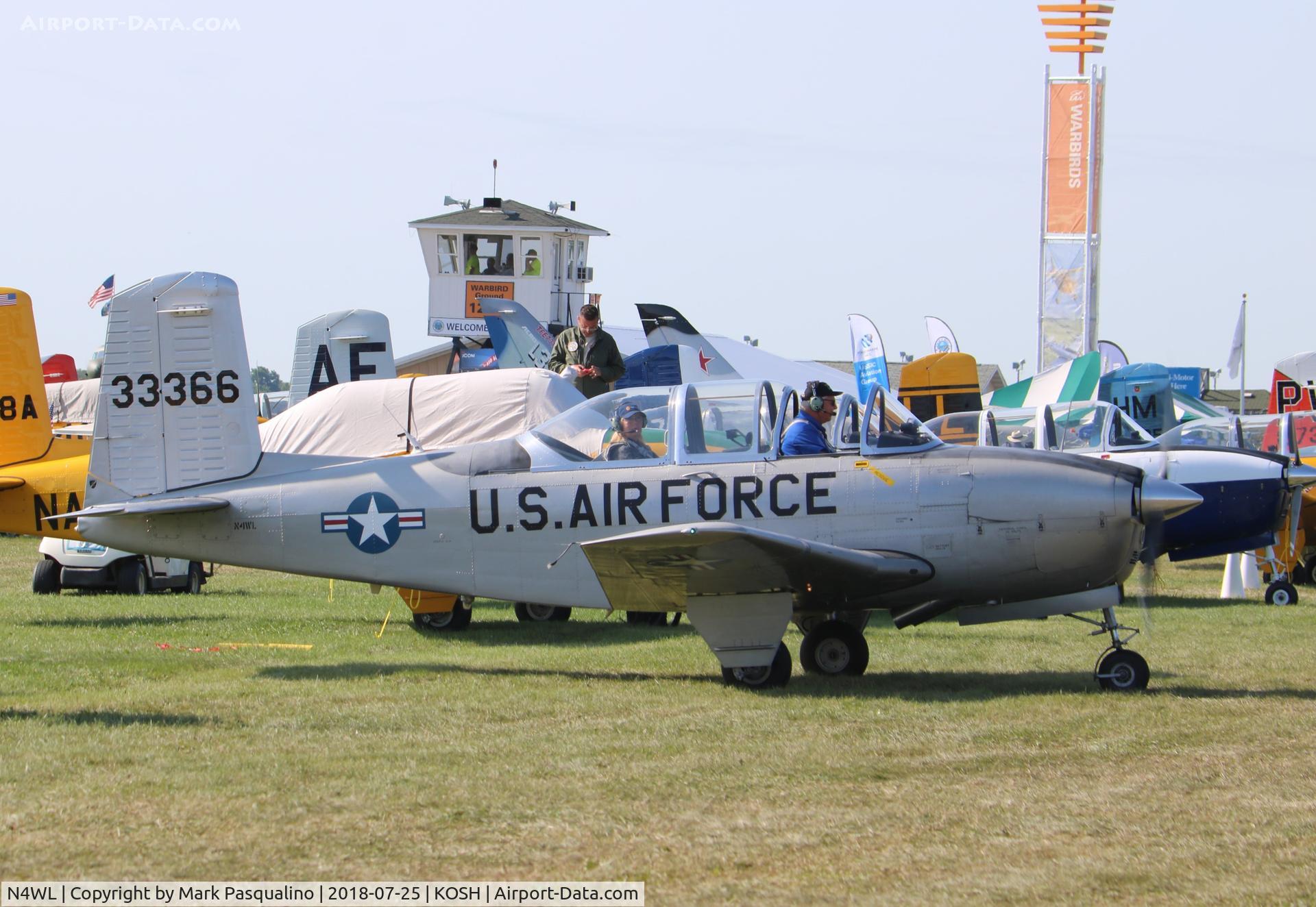N4WL, Beech T-34A (A45) Mentor Mentor C/N G-127, Beech T-34A