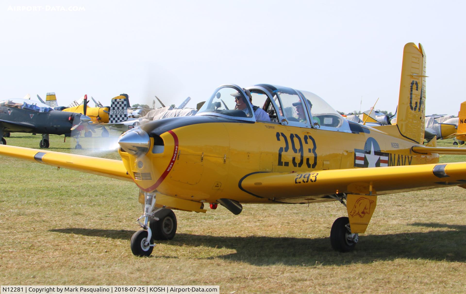 N12281, 1955 Beech T-34A (A45) Mentor Mentor C/N G-293, Beech T-34A