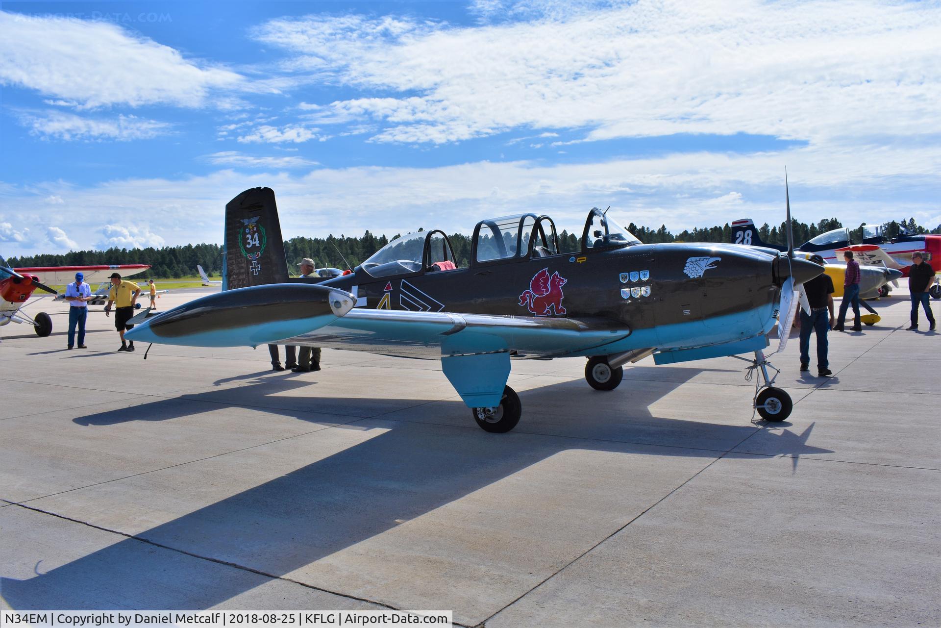 N34EM, 1953 Beech (CCF) T-34A (A45) Mentor C/N CCF34-119, Seen at Thunder over Flagstaff