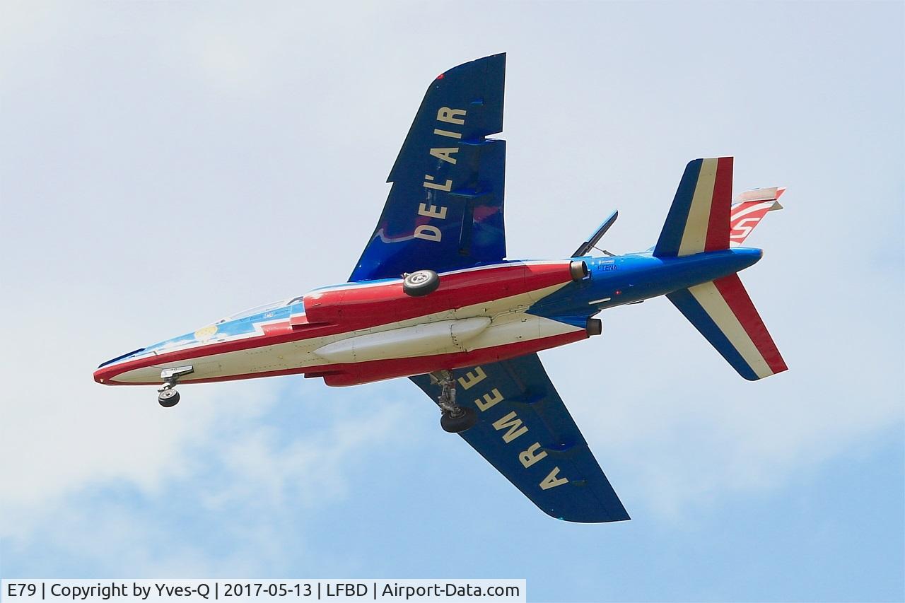 E79, Dassault-Dornier Alpha Jet E C/N E79, Dassault-Dornier Alpha Jet E (F-TENA), Athos 5 of Patrouille de France 2017, On final rwy 23, Bordeaux-Mérignac Air Base 106 (LFBD-BOD) open day 2017
