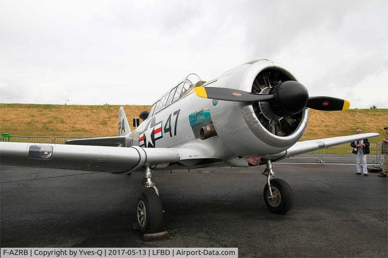 F-AZRB, North American SNJ-5 Texan Texan C/N 88-17955, North American SNJ-5 Texan, Static display, Bordeaux-Mérignac Air Base 106 (LFBD-BOD) Open day 2017