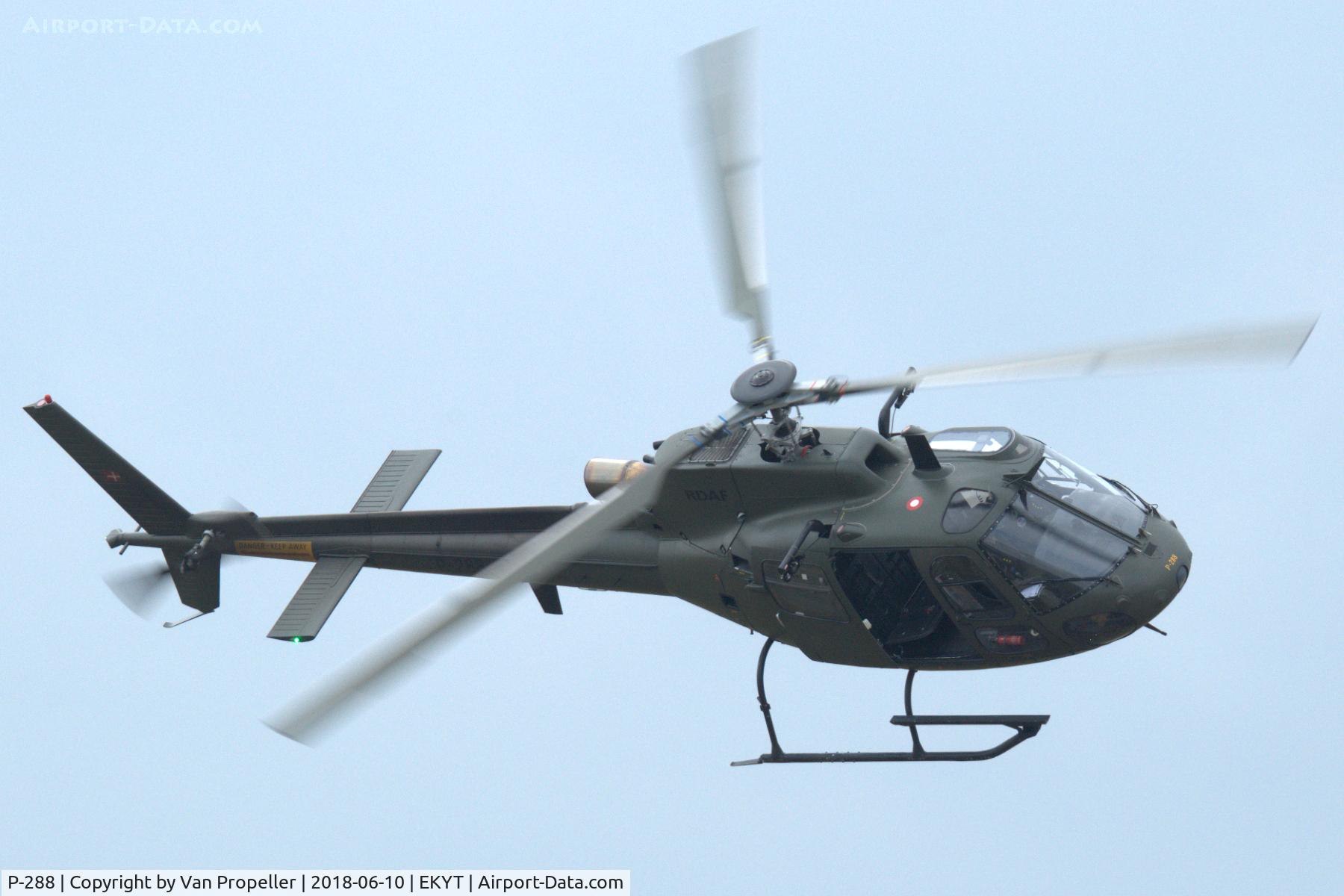 P-288, 1990 Aerospatiale AS-550C-2 Fennec C/N 2288, Royal Danish Air Force AS550C2 Fennec during Aalborg Air Show 2018