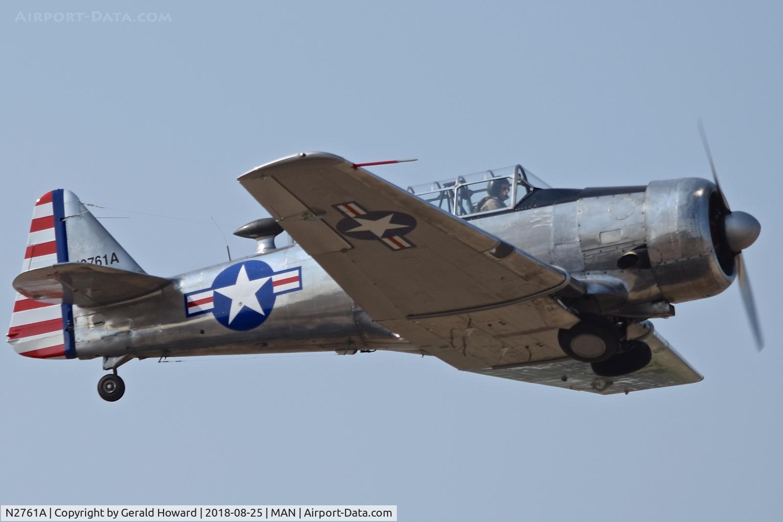 N2761A, 1952 North American T-6G Texan C/N 197011 ??, Airshow Fly by.