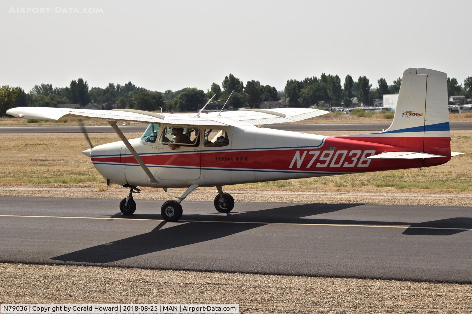 N79036, 1968 Cessna 172K Skyhawk C/N 17257831, Taxiing on Alpha.