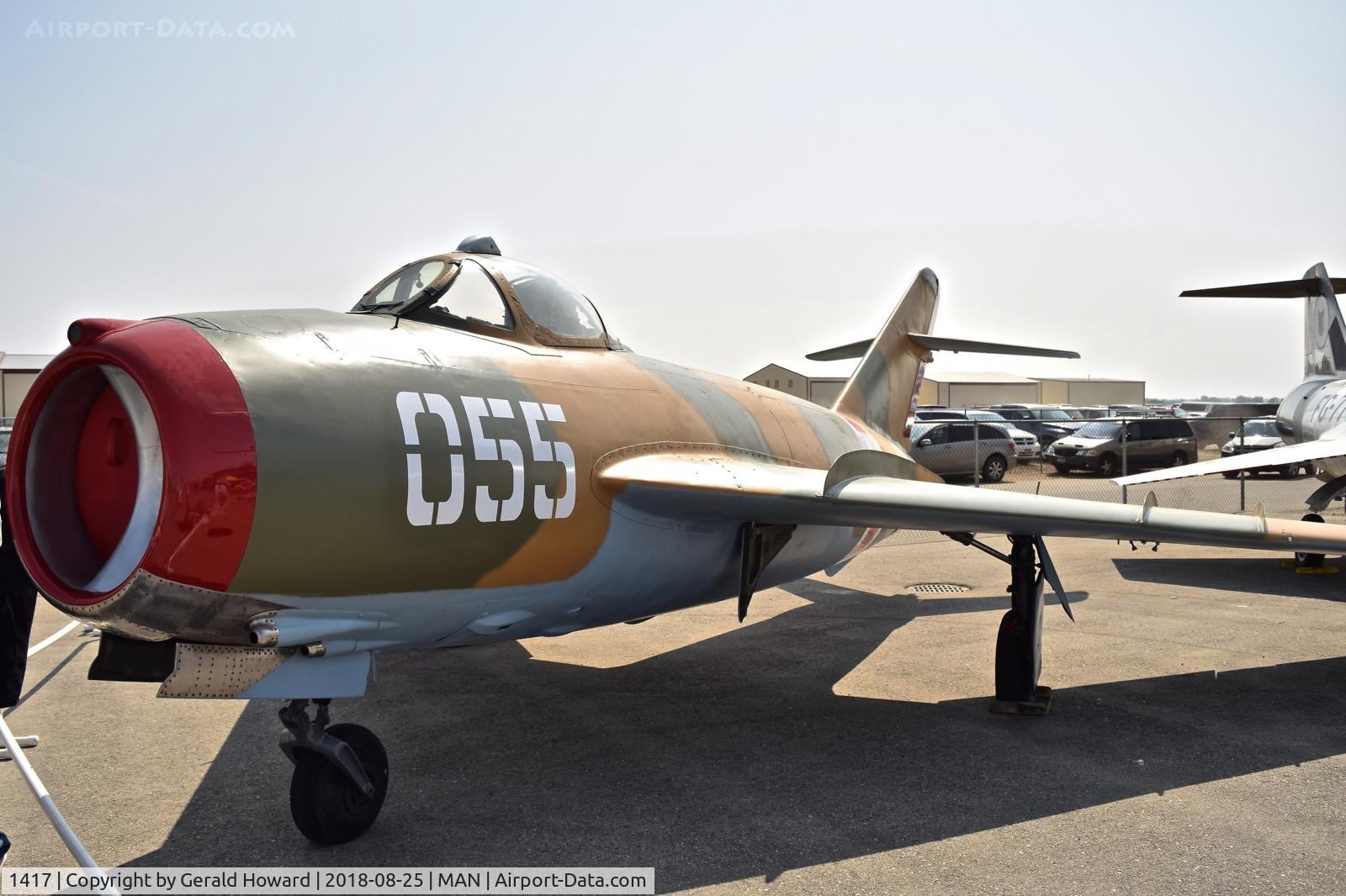 1417, PZL-Mielec Lim-5 (MiG-17F) C/N 1C1417, Now in new paint with the number 055.
