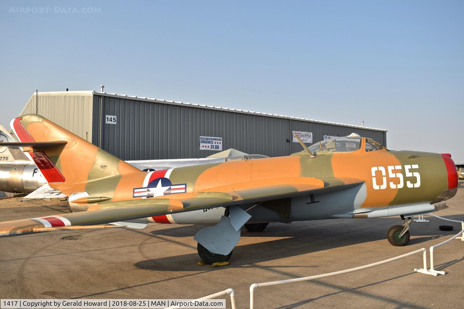 1417, PZL-Mielec Lim-5 (MiG-17F) C/N 1C1417, Now in new paint with the number 055.