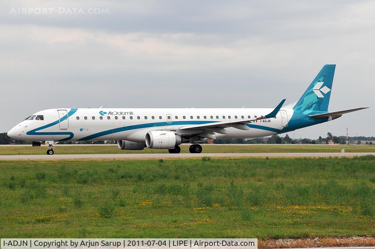 I-ADJN, 2009 Embraer 195LR (ERJ-190-200LR) C/N 19000270, Taxiing out for departure.