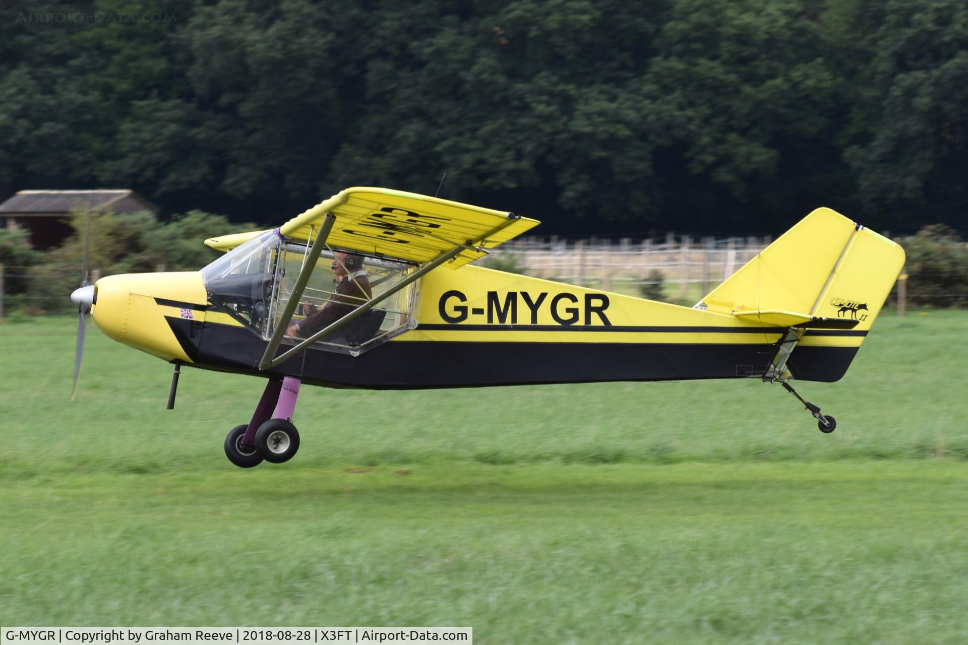 G-MYGR, 1992 Rans S-6ESD Coyote II C/N PFA 204-12378, Departing from Felthorpe.