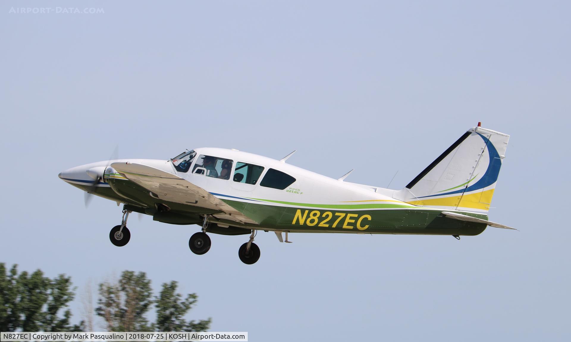 N827EC, 1980 Piper PA-23-250 C/N 27-8154005, Piper PA-23-250